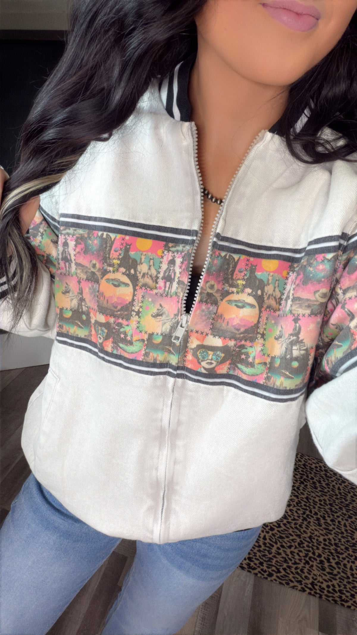 Cosmic Cowgirl Bomber Jacket