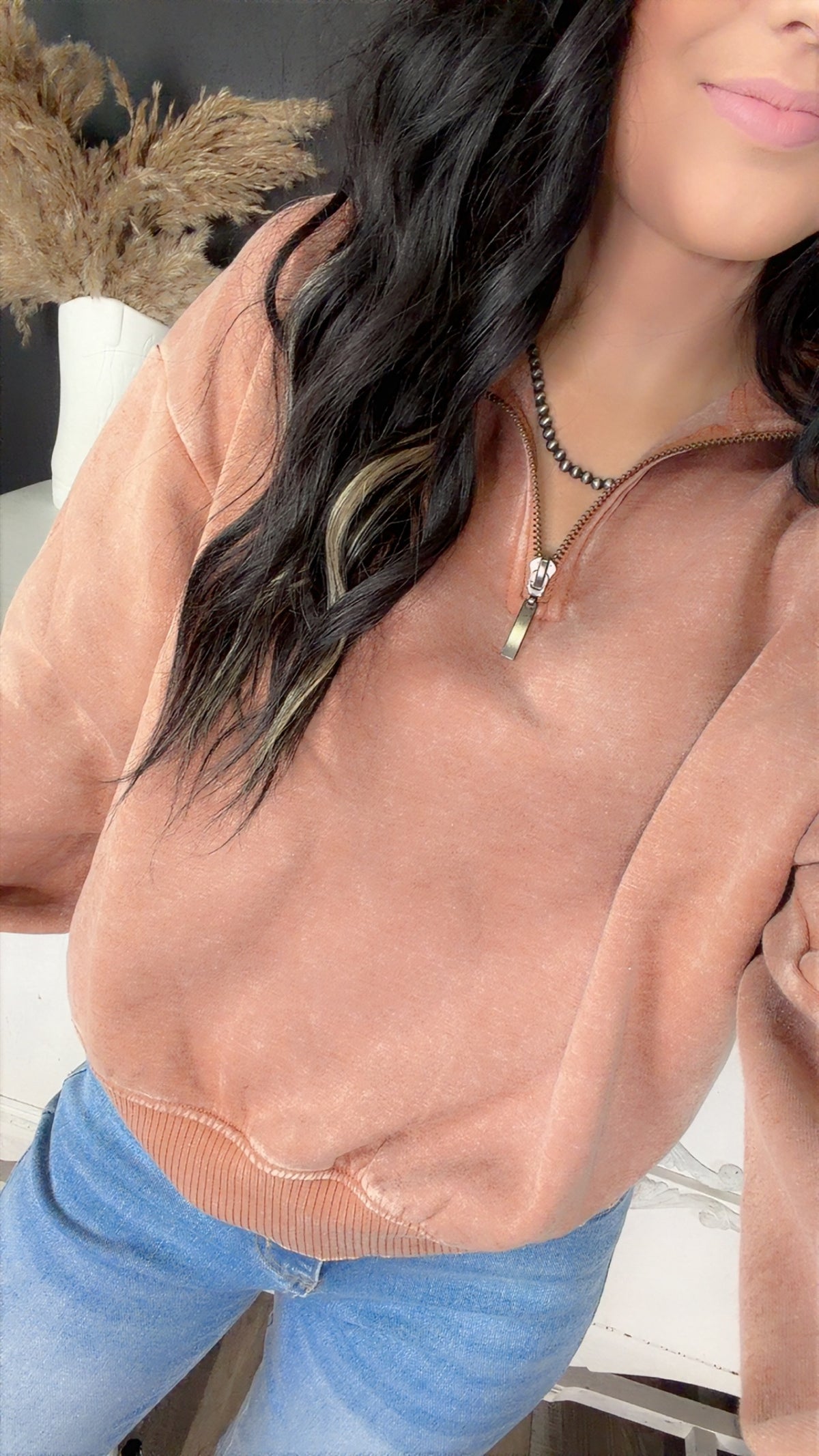 Rust Half Zip