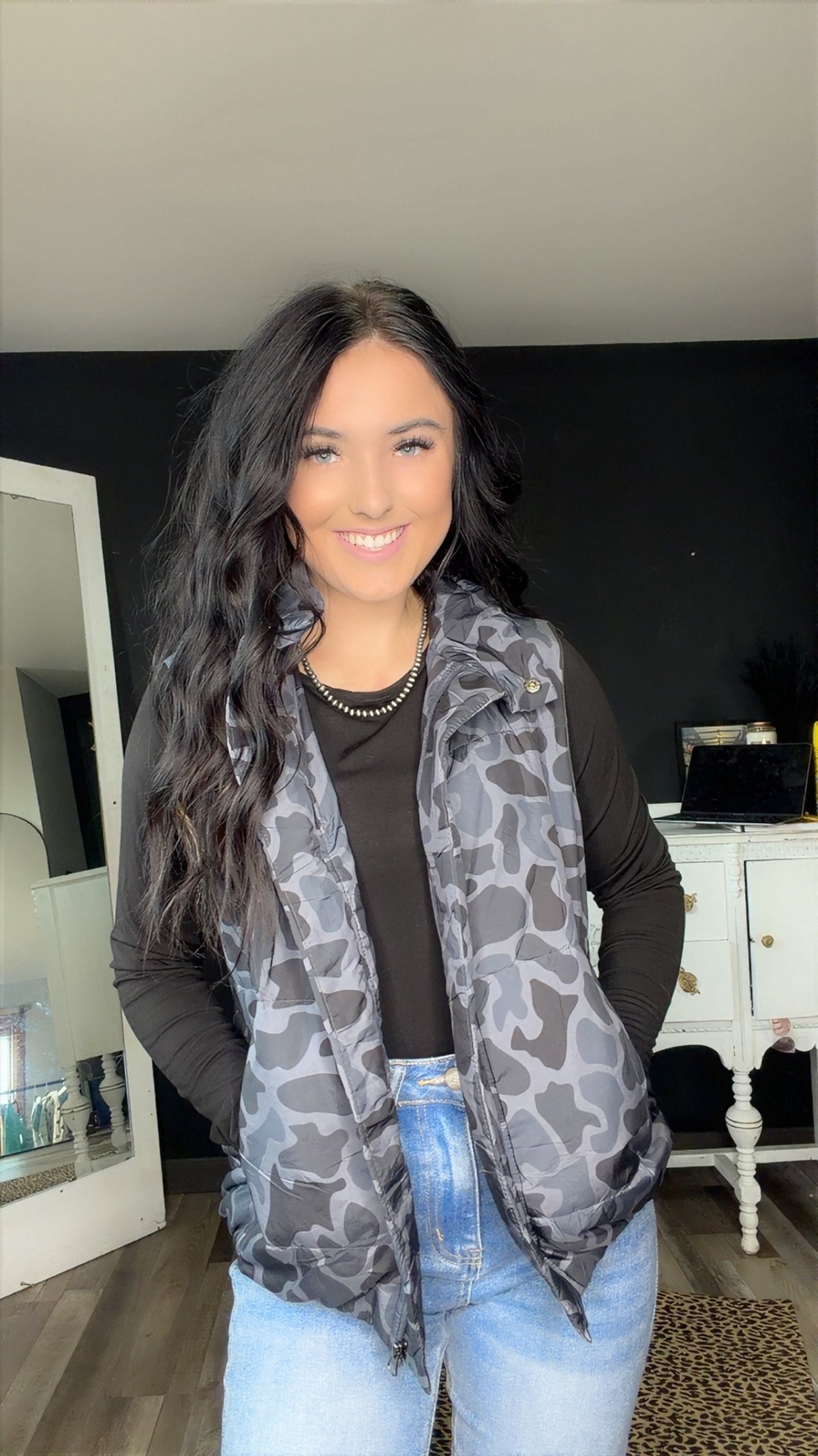 Blackout Duck Camo Vest