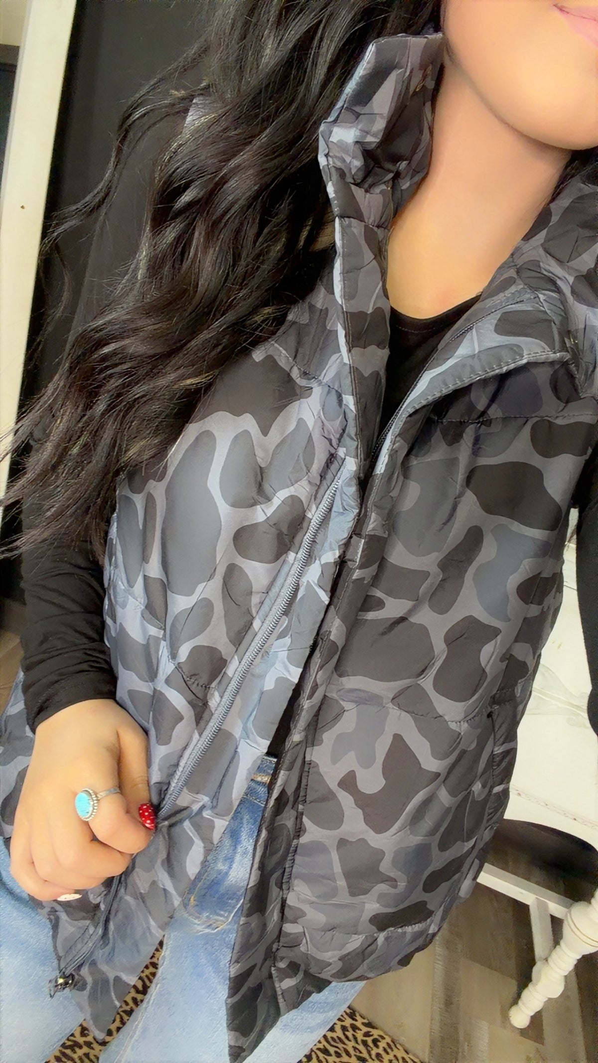 Blackout Duck Camo Vest