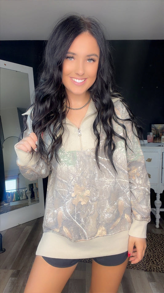 Camo Crush Pullover
