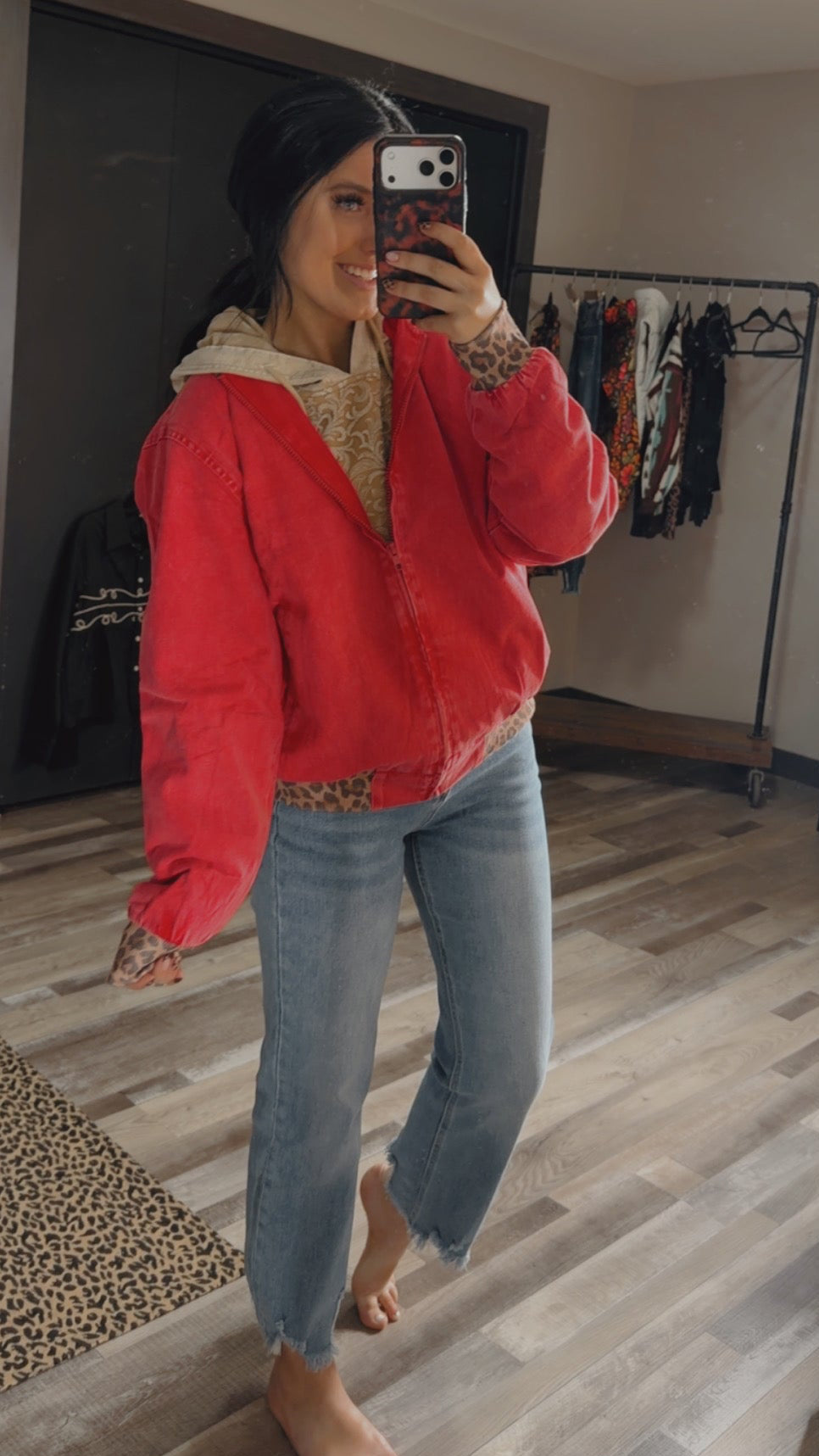 Red Dirt Road Bomber Jacket