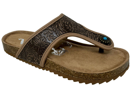 The Lainey Sandal- Brown