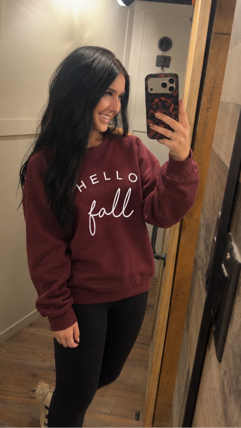 Hello Fall Crewneck