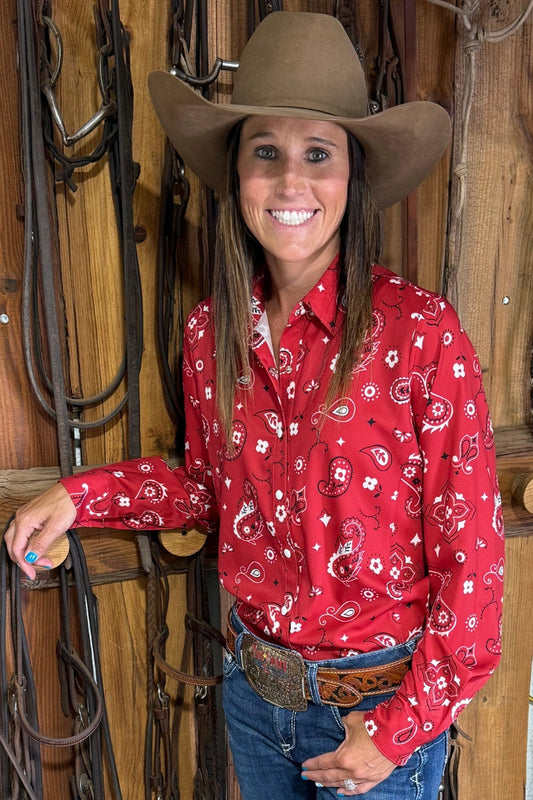 Bandana Button Up