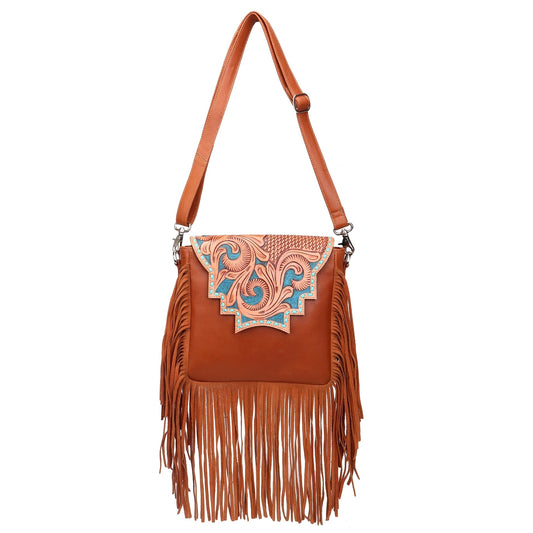 Tan Aztec with Turquoise Purse